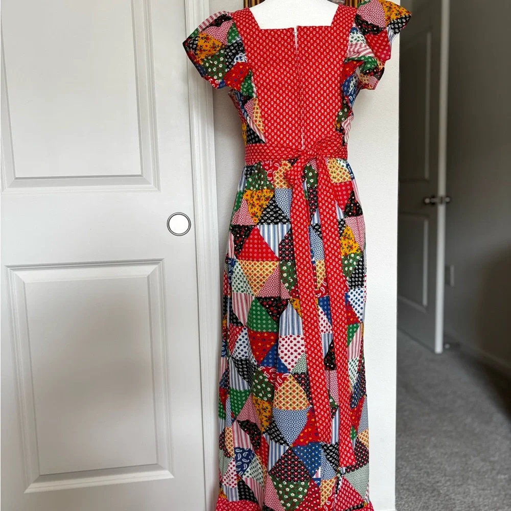 OOAK Vintage Gilead patchwork dress quilt Dress size small patterned - Picture 6 of 12